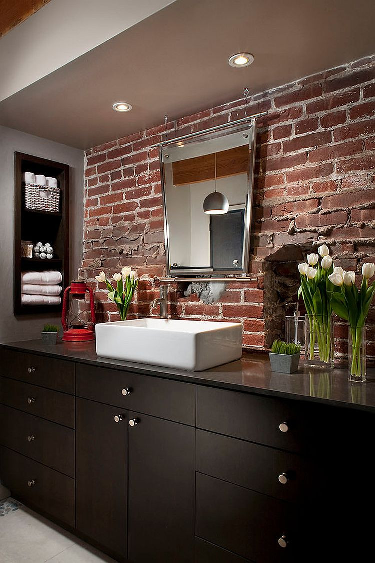 Wall Pictures For Bathroom
 Brick Walls for Modern Bathrooms The Perfect Experiment