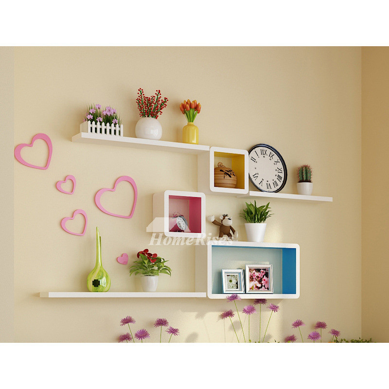 Wall Shelves For Bedrooms
 Bedroom Wall Shelves Decorative Wooden Square Unique