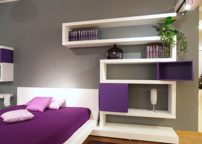 Wall Shelves For Bedrooms
 Modern Bedroom Design with Unusual Wall Shelves