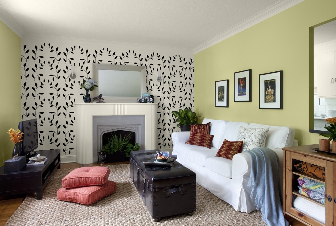 Wallpaper Accent Wall Living Room
 2019 Latest Wall Accents For Living Room