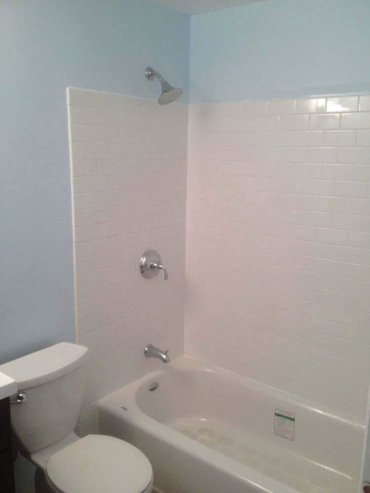 Waterproof Walls For Bathroom
 Create a Waterproof Bathtub Wall for Less than $50