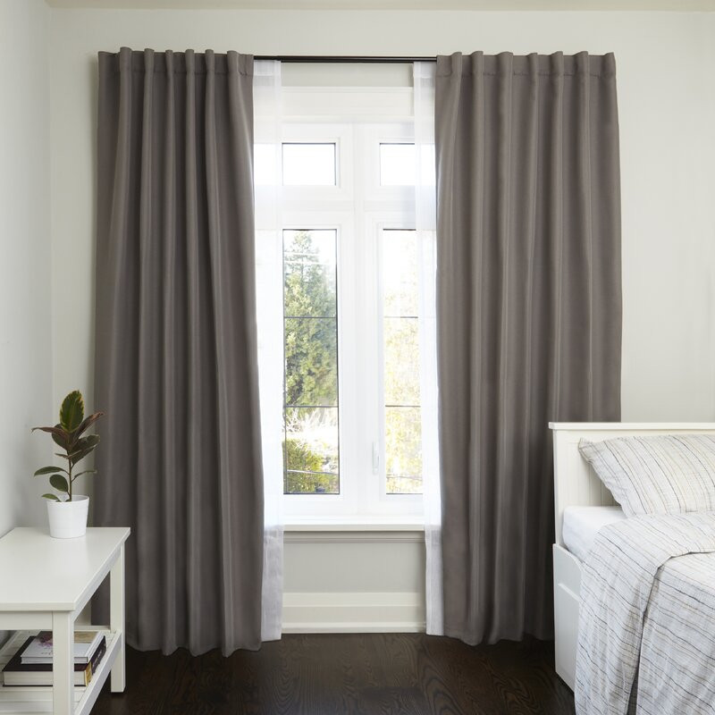 Wayfair Living Room Curtains
 Umbra Twilight Room Darkening Curtain Double Rod & Reviews