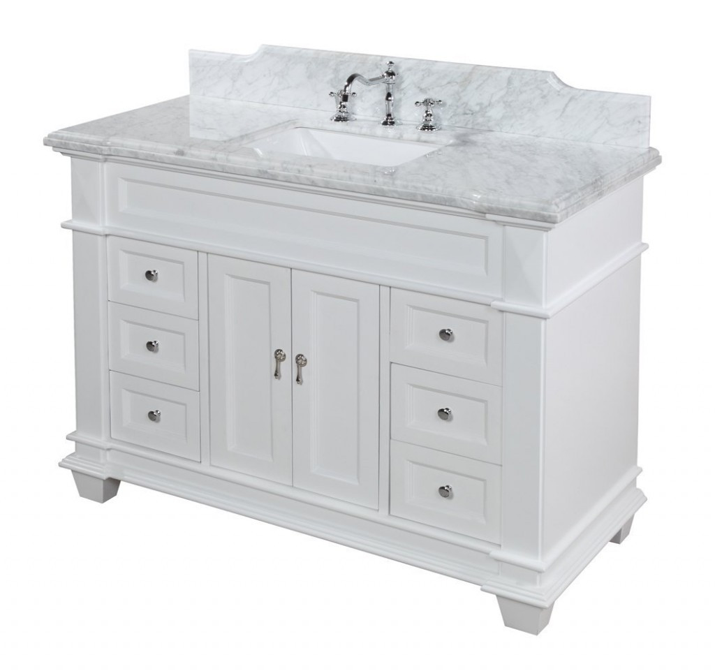 White 48 Inch Bathroom Vanities
 48" White Bathroom Vanity A Detailed Review Reborn Homes