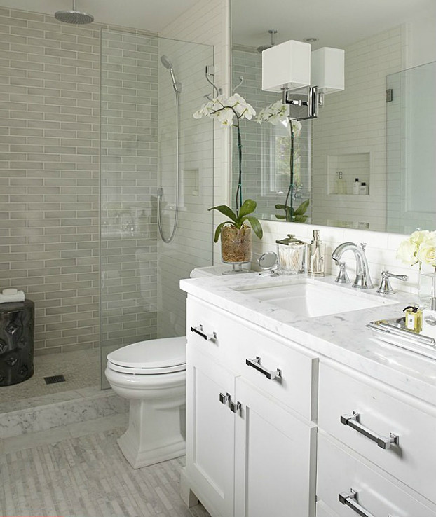 White Bathroom Decor
 40 Stylish Small Bathroom Design Ideas Decoholic