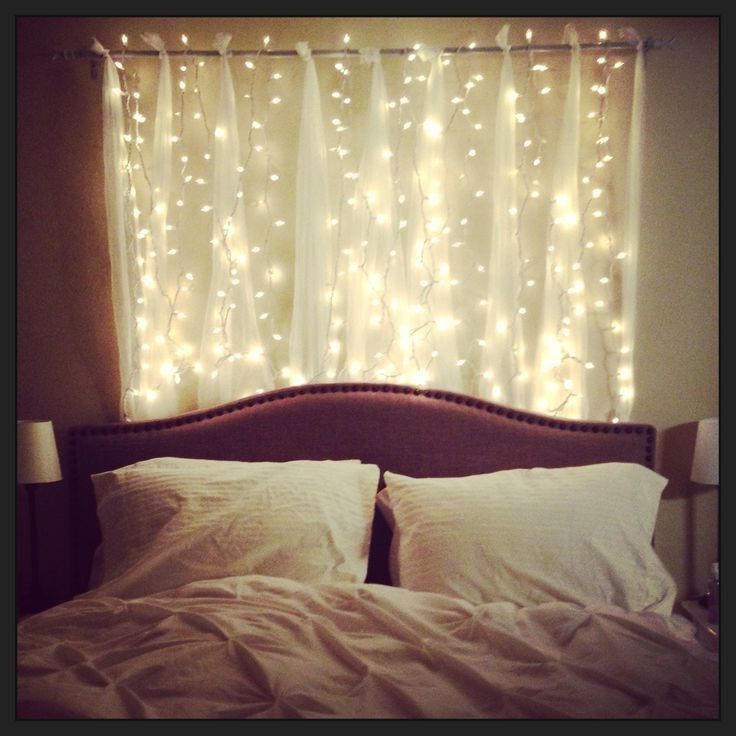 White Christmas Lights In Bedroom
 Pin on my room now
