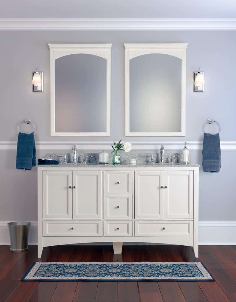 White Framed Bathroom Mirrors
 45 Stunning Bathroom Mirrors For Stylish Homes