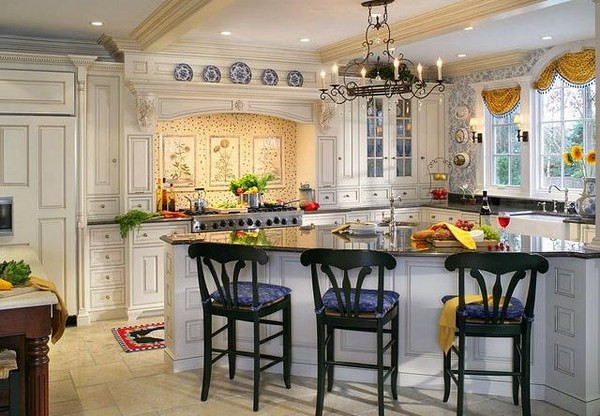 White French Country Kitchen
 105 interior design ideas for the kitchen in different styles