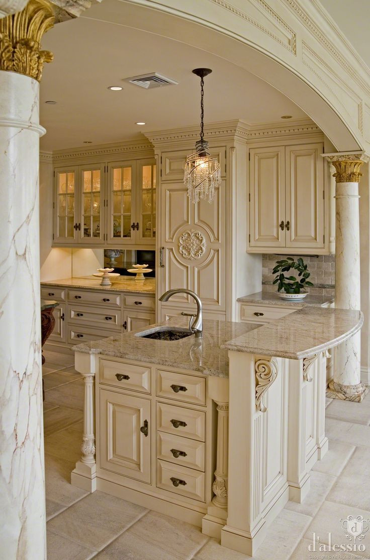 White French Country Kitchen
 Dream Kitchen – Cook Up a Storm In these 7 Glamorous