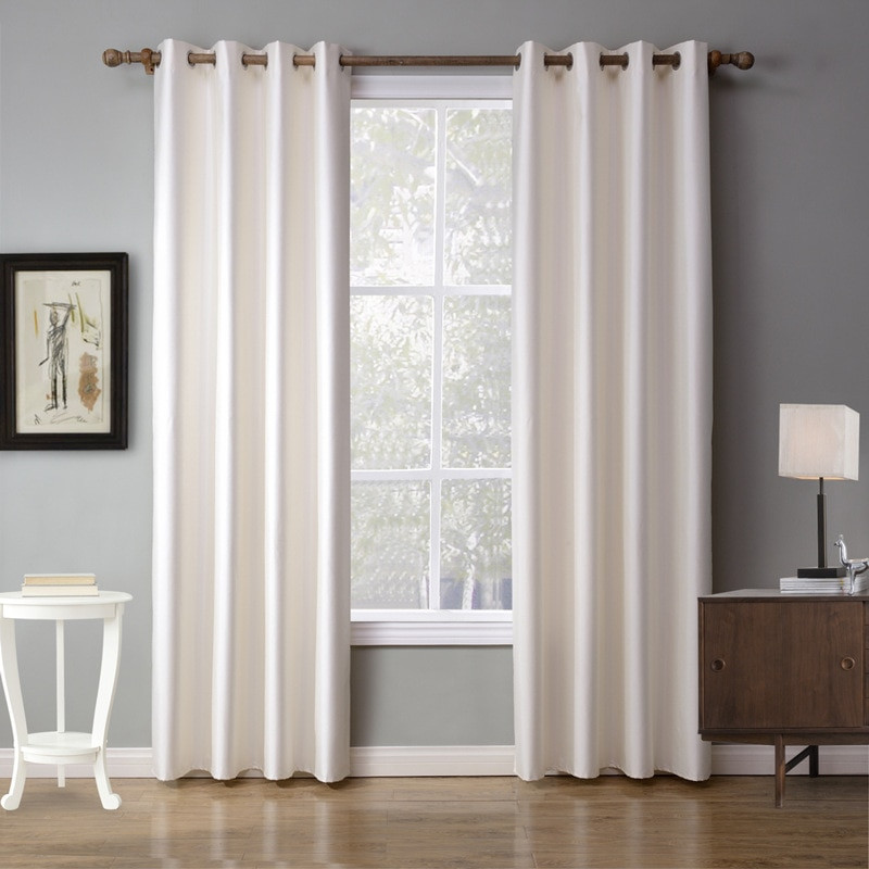 White Living Room Curtains
 White bedroom curtains for living room Fabric Curtain