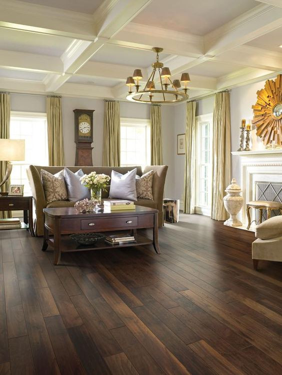Wood Flooring Living Room Ideas
 31 Hardwood Flooring Ideas With Pros And Cons DigsDigs