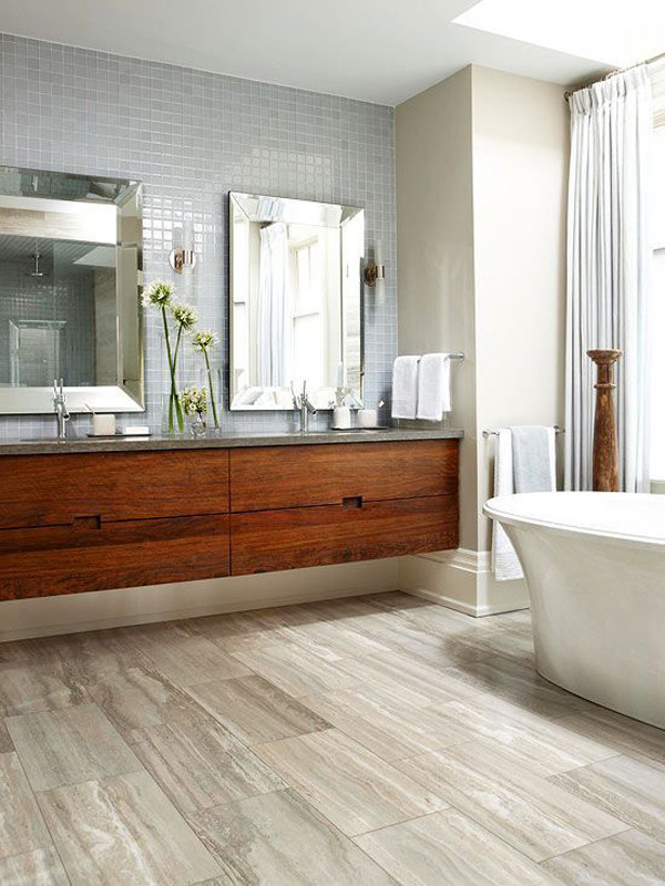 Wood Plank Tile Bathroom
 Kim s flooring on Pinterest