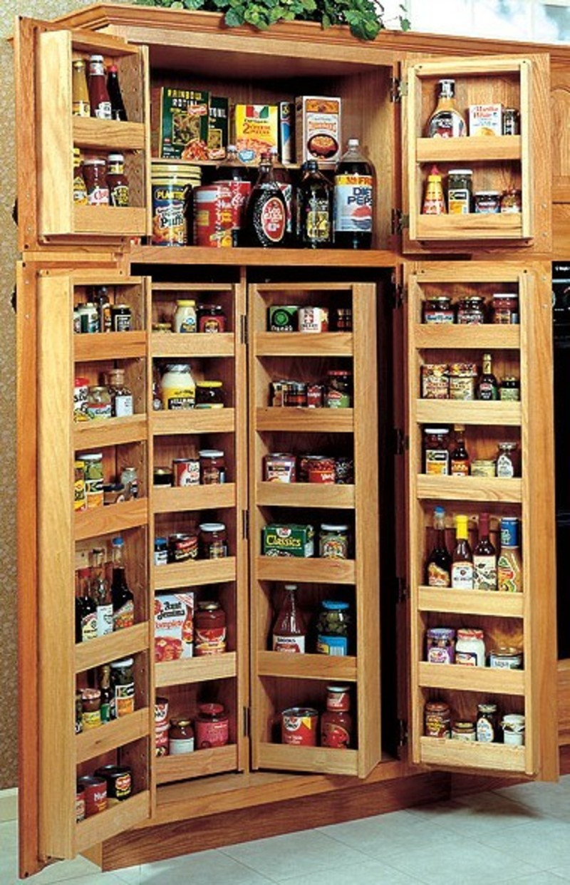 Wooden Kitchen Storage
 How to Organize Your Kitchen Pantry
