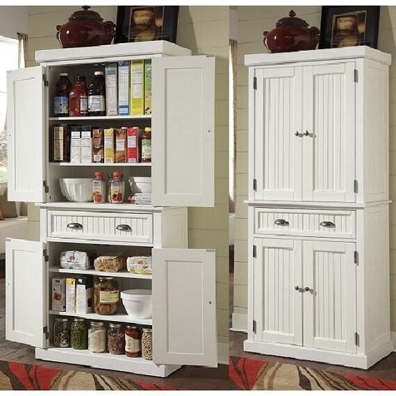 Wooden Kitchen Storage
 Tall Kitchen Pantry Storage Cabinet Utility Closet
