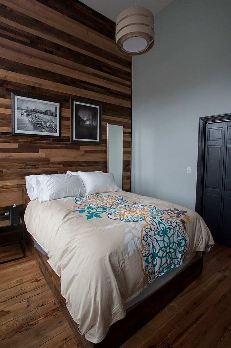 Wooden Wall In Bedroom
 25 Awesome Bedrooms with Reclaimed Wood Walls