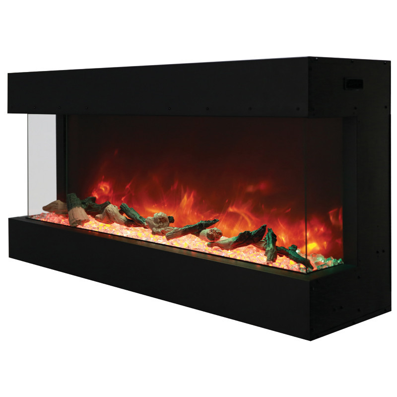 3 Sided Electric Fireplace
 Amantii 50″ 50 TRU VIEW XL 3 Sided Indoor or Outdoor