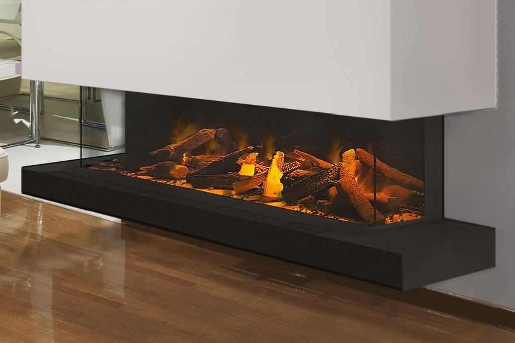 3 Sided Electric Fireplace
 Electric Modern Evonicfires 60 Inch Built In 3 sided