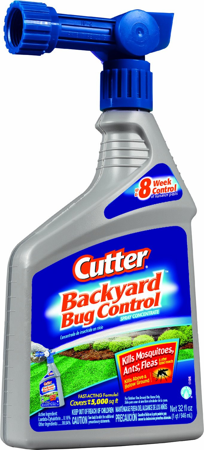 Cutters Bug Free Backyard
 Cutter Backyard Bug Control 32 oz Ready to Spray Hose End