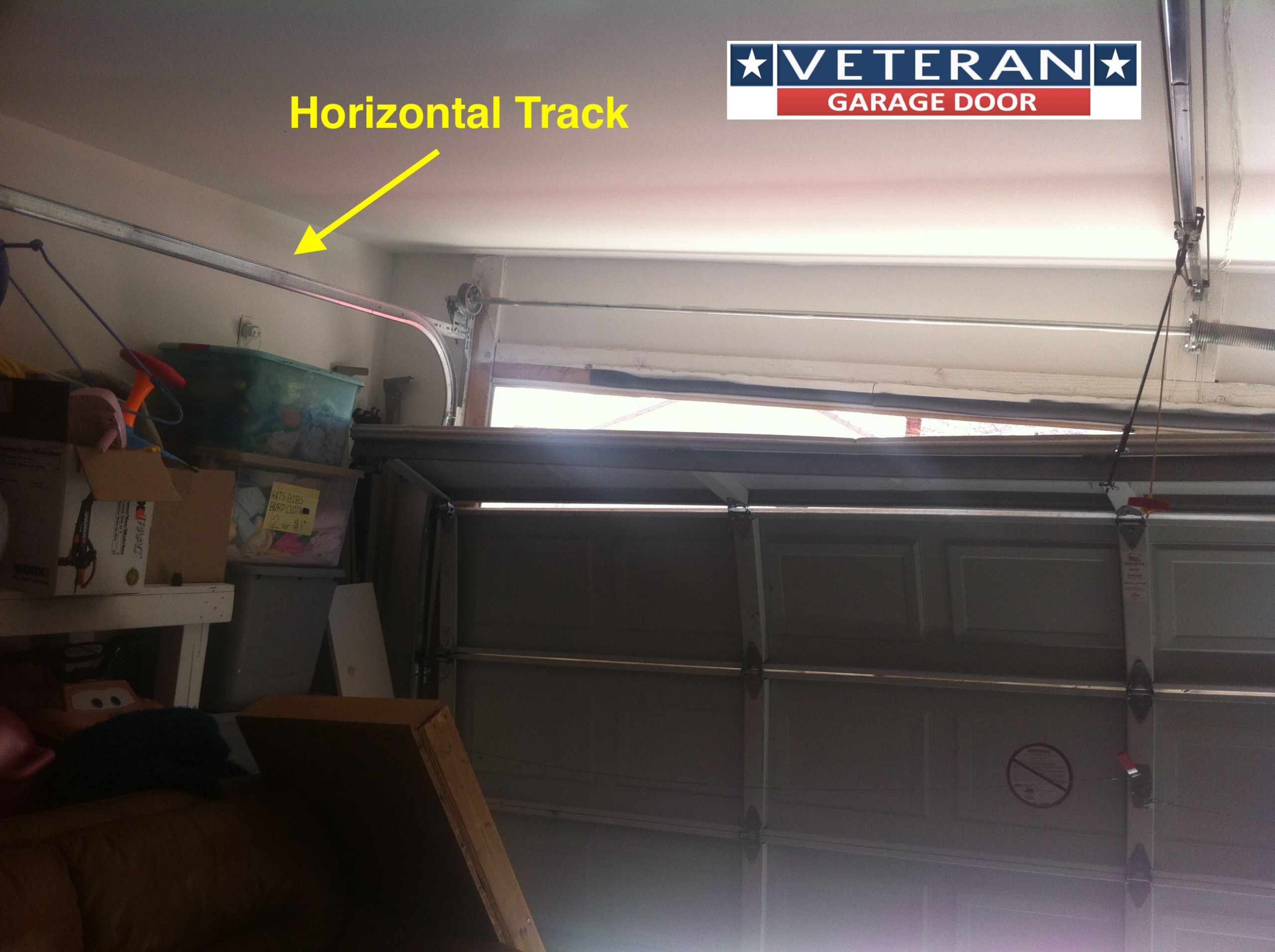 Garage Door Horizontal Track
 