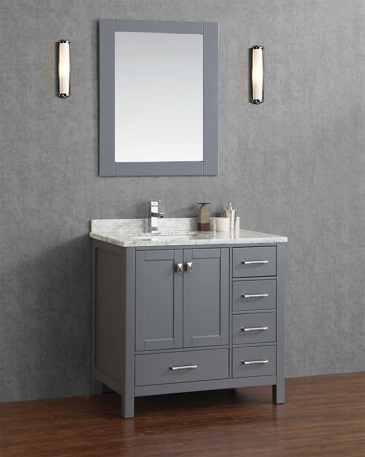 Grey Bathroom Vanities
 