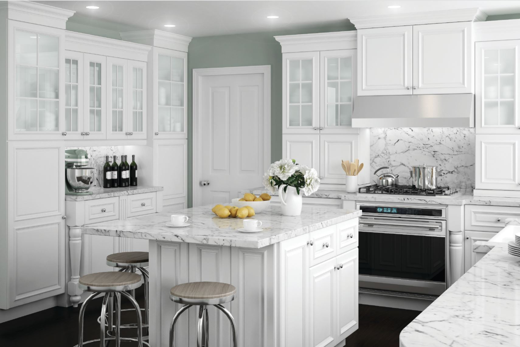 Homedepot Kitchen Cabinets
 Coventry Cabinet Accessories in Pacific White – Kitchen
