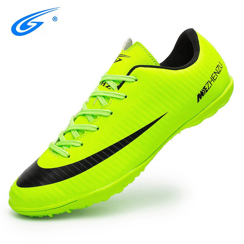 Indoor Soccer Shoes For Kids
 ZHENZU Professional Men Turf Indoor Soccer Shoes Cleats