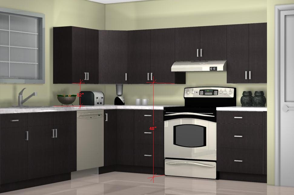 Kitchen Wall Units
 What is the optimal kitchen wall cabinet height