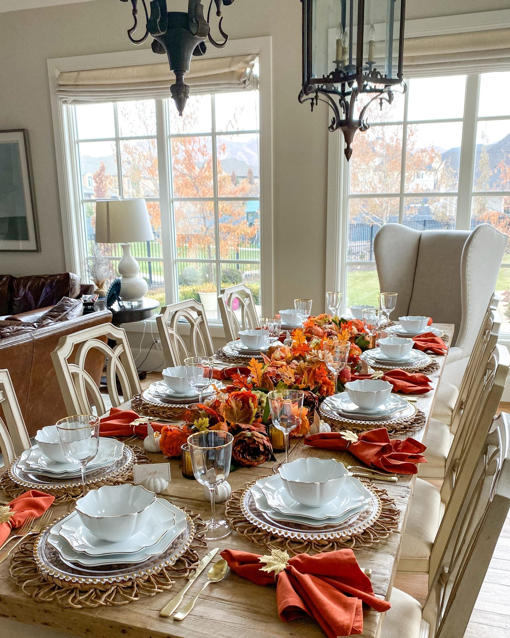 Thanksgiving Table Settings Martha Stewart
 Beautiful Harvest Tablescape