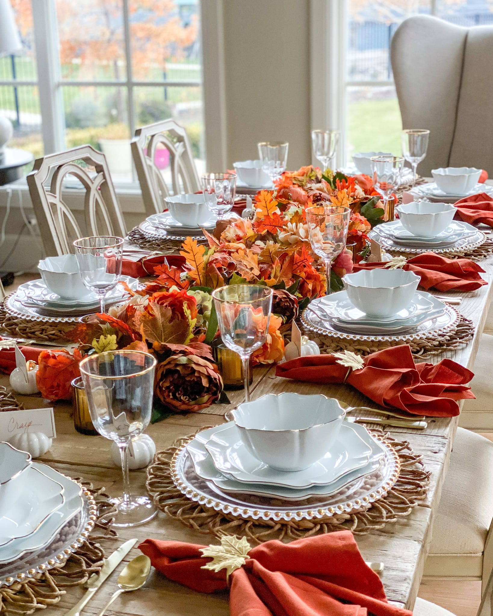 Thanksgiving Table Settings Martha Stewart
 Beautiful Harvest Tablescape